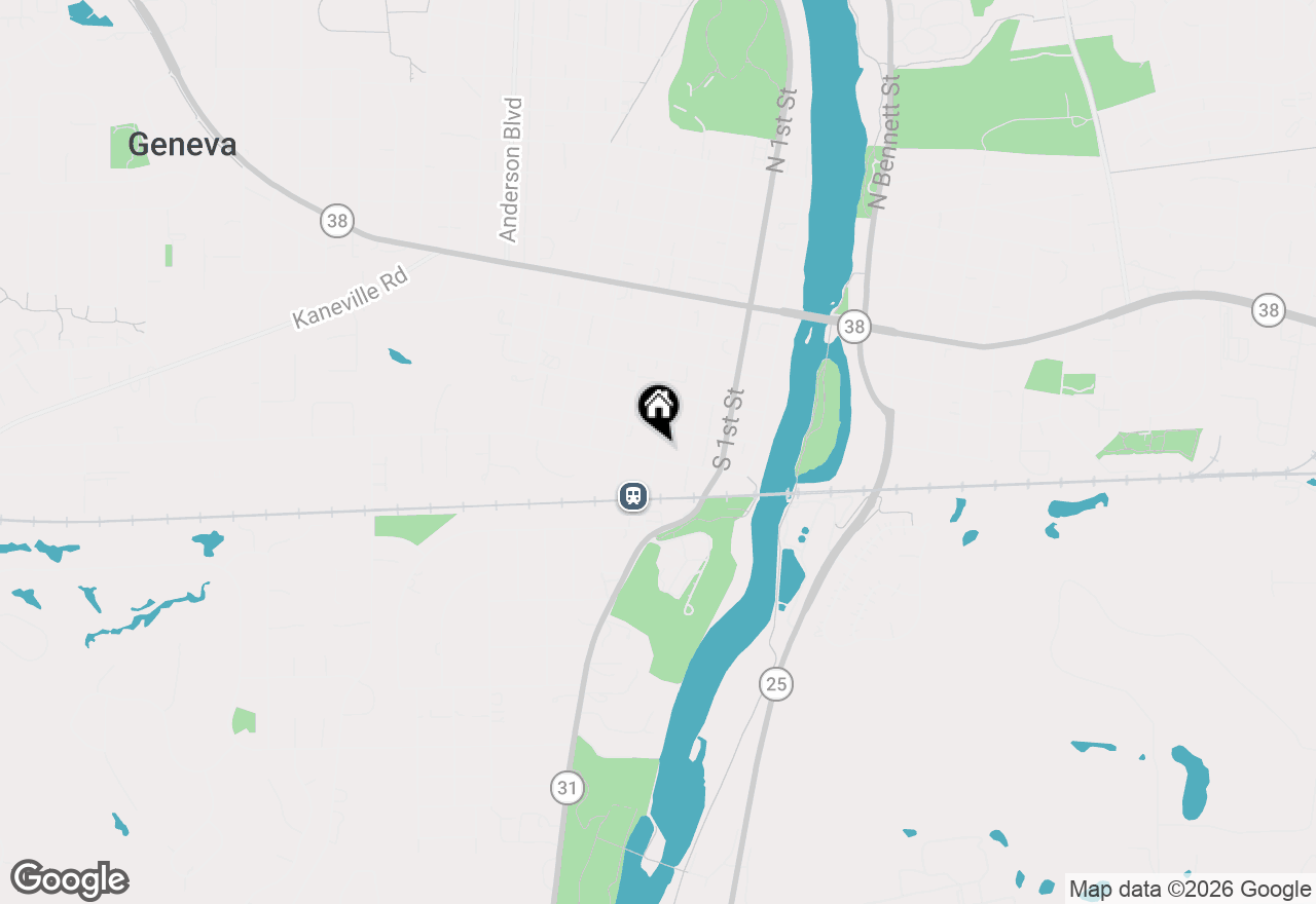 Map of 477 S Third Street, Geneva, IL 60134