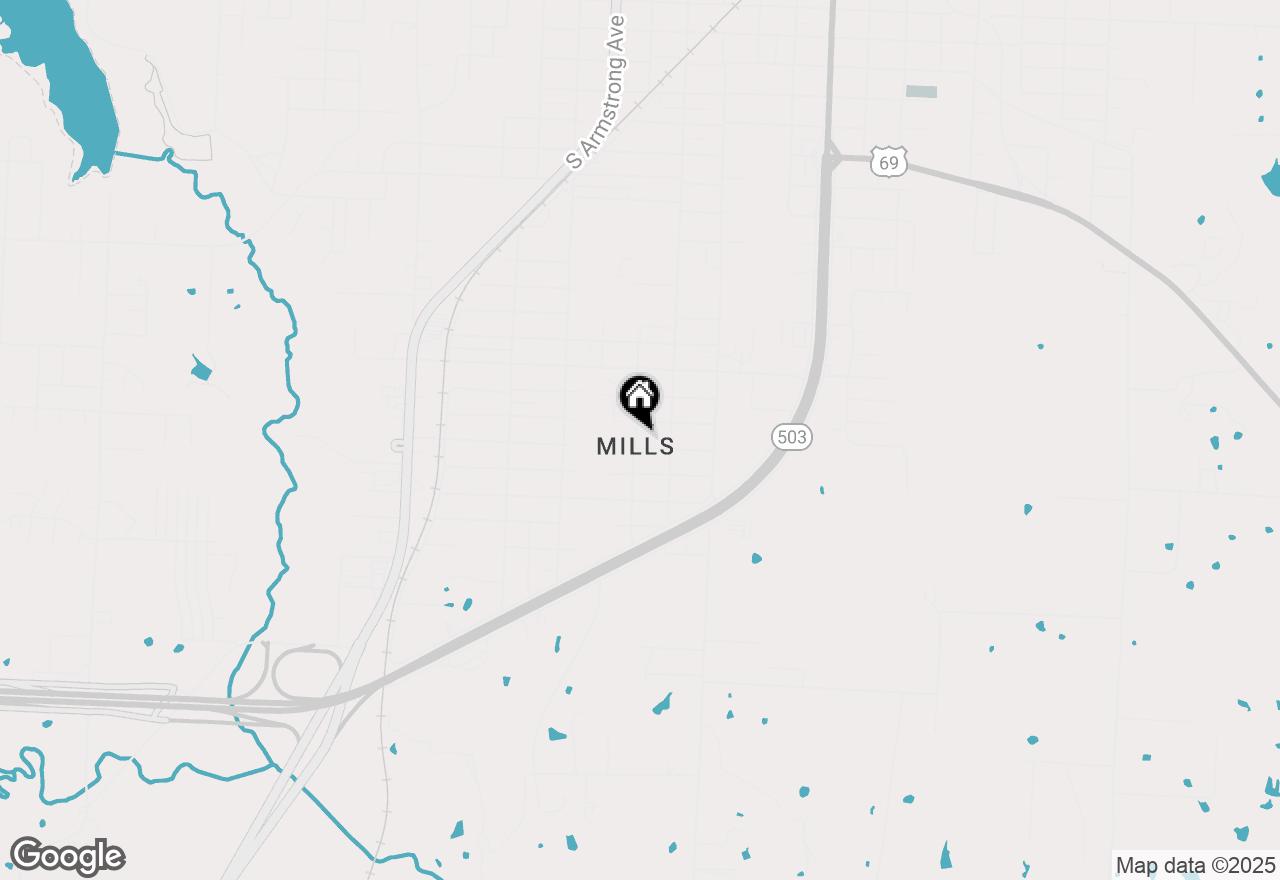 Map of 631 Baker Street, Denison, TX 75020