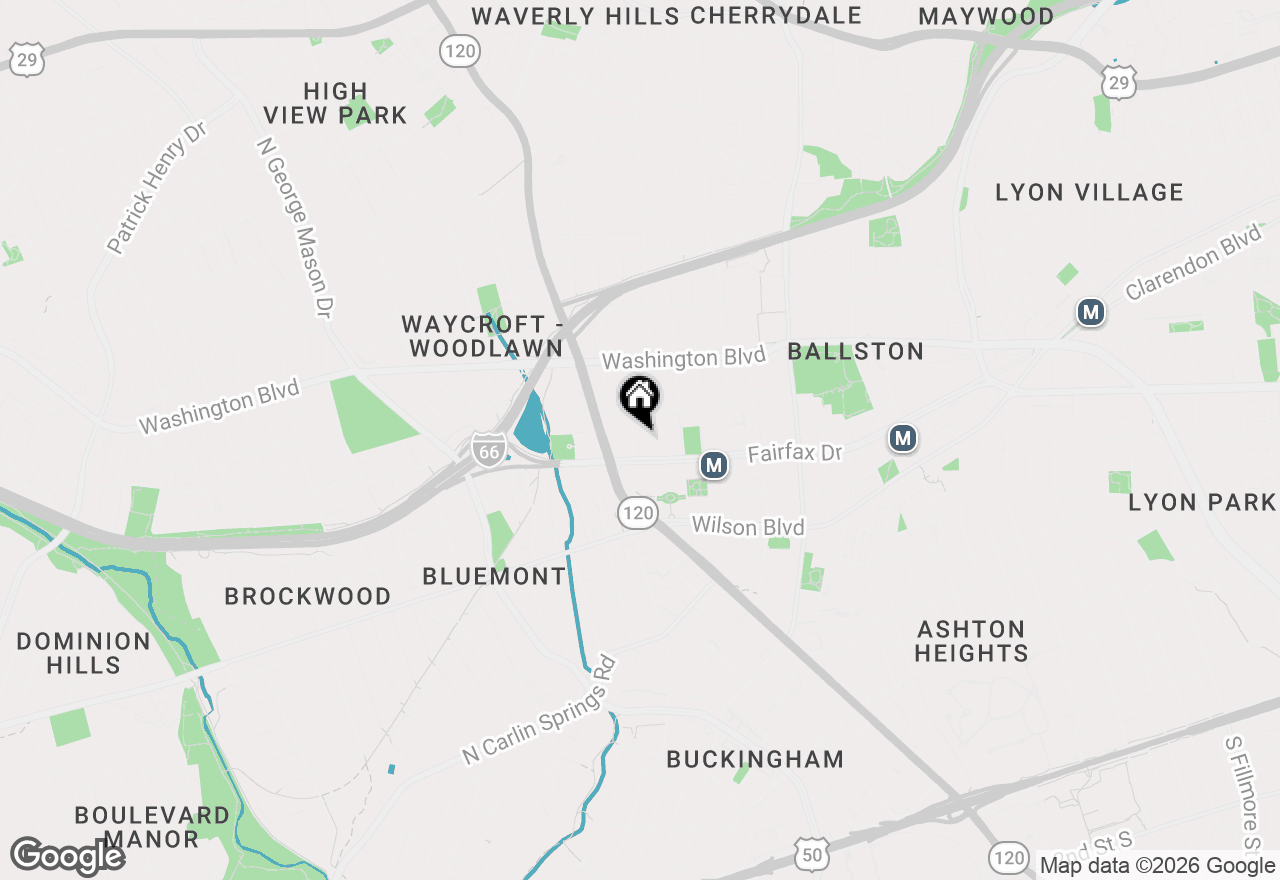 Map of 1001 N Vermont Street #214, Arlington, VA 22201