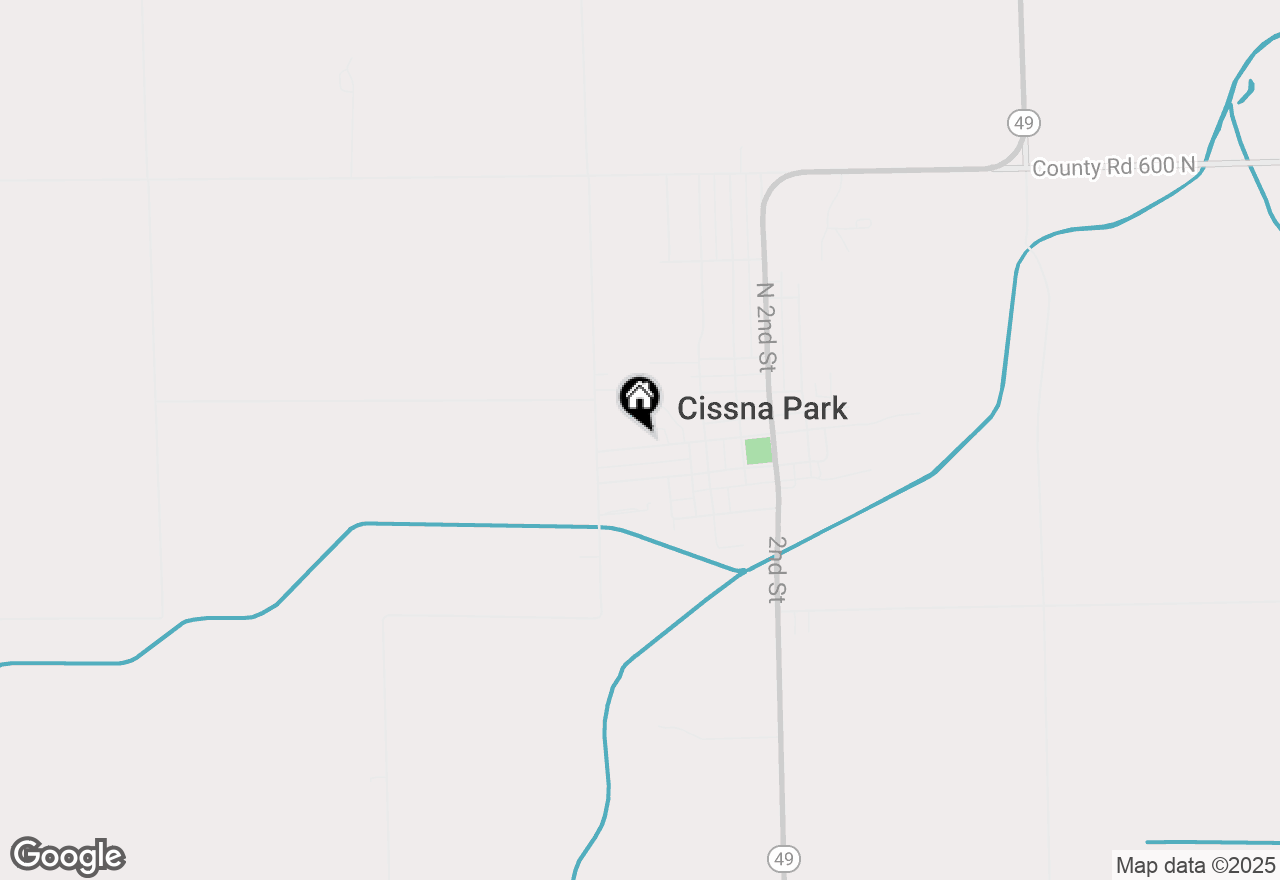 Map of 423 W Garfield Avenue, Cissna Park, IL 60924