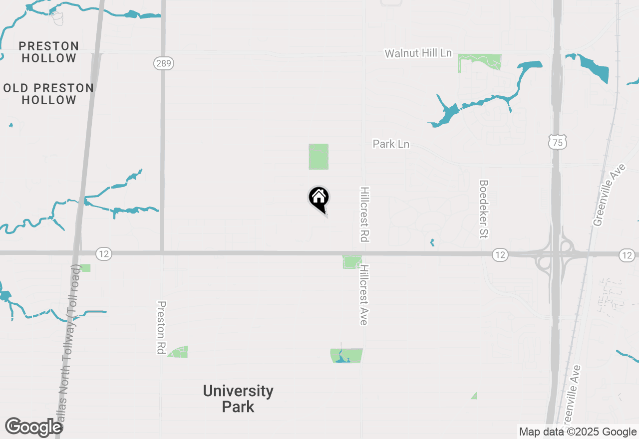 Map of 6625 Bandera Avenue #1A, Dallas, TX 75225