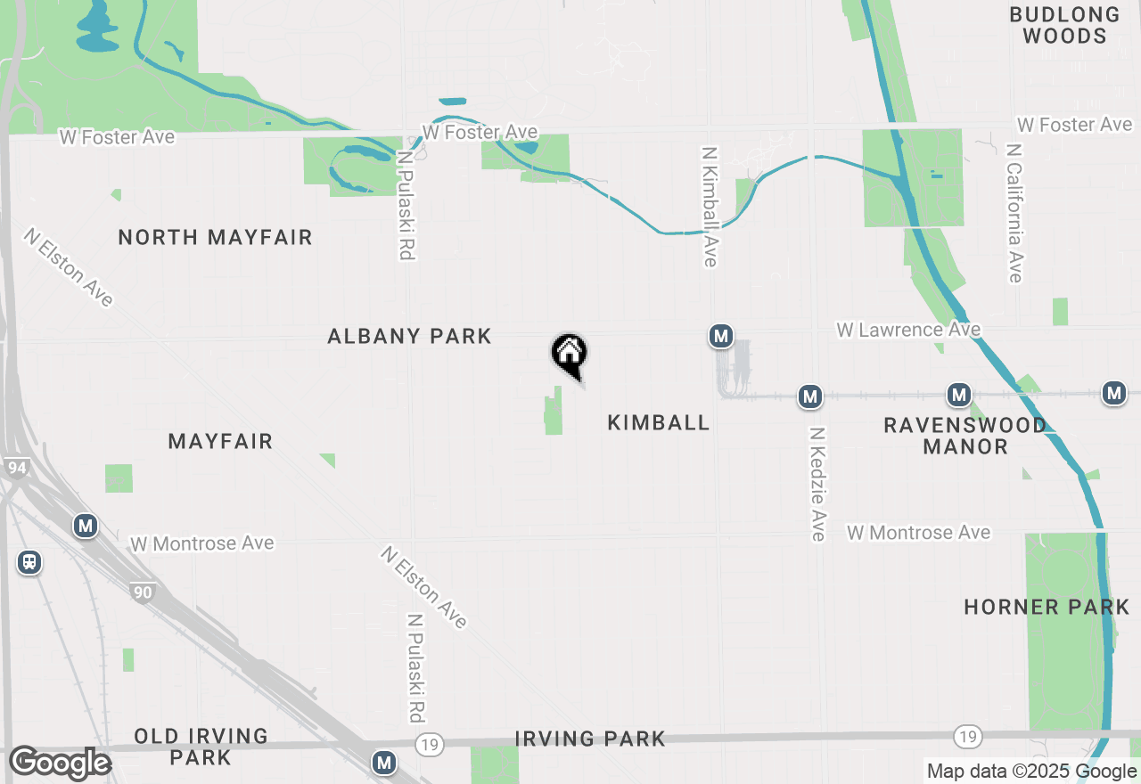 Map of 4653 N Lawndale Avenue #2S, Chicago, IL 60625