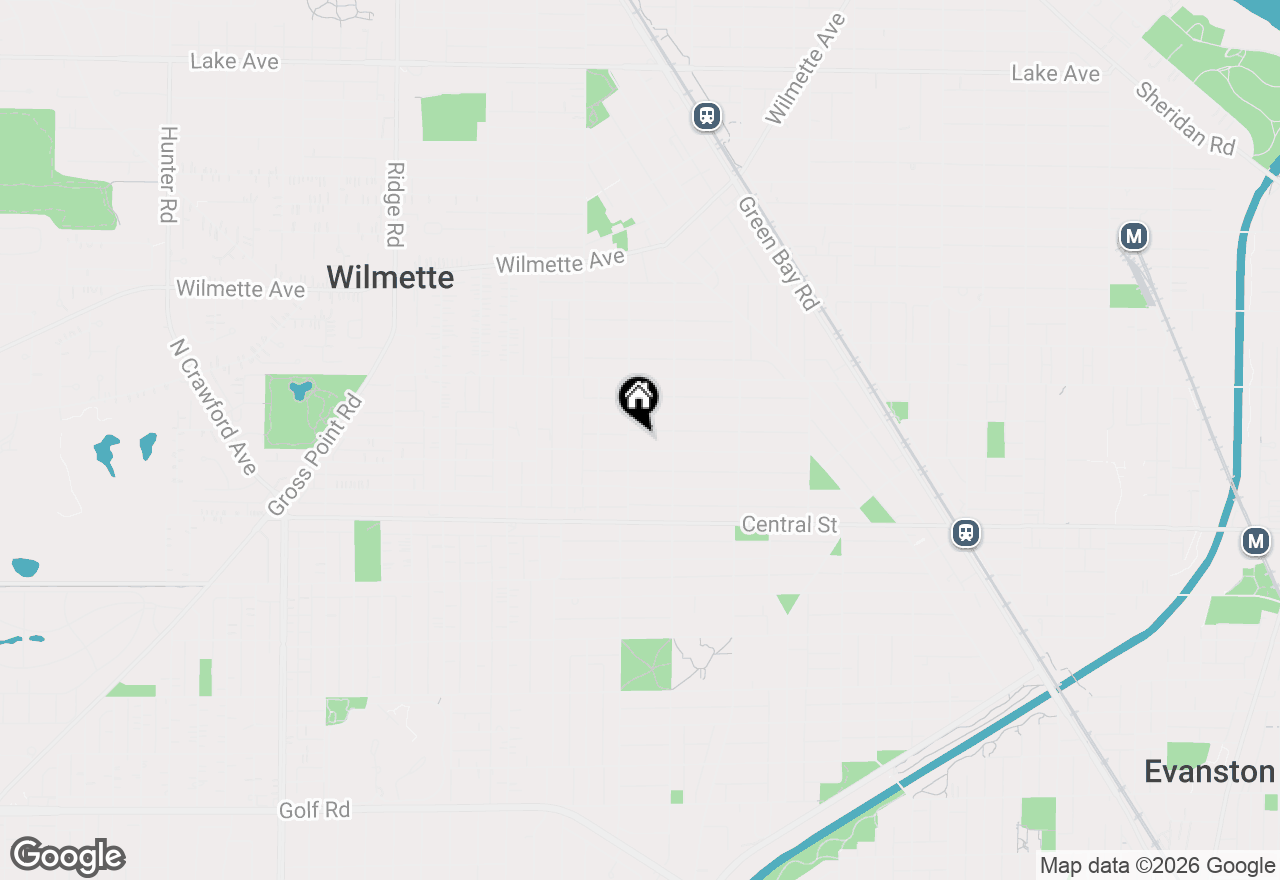 Map of 2731 Park Place, Evanston, IL 60201