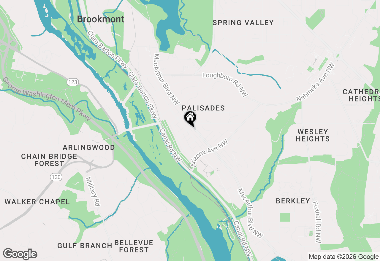 Map of 5310 Cathedral Avenue Nw, Washington, DC 20016