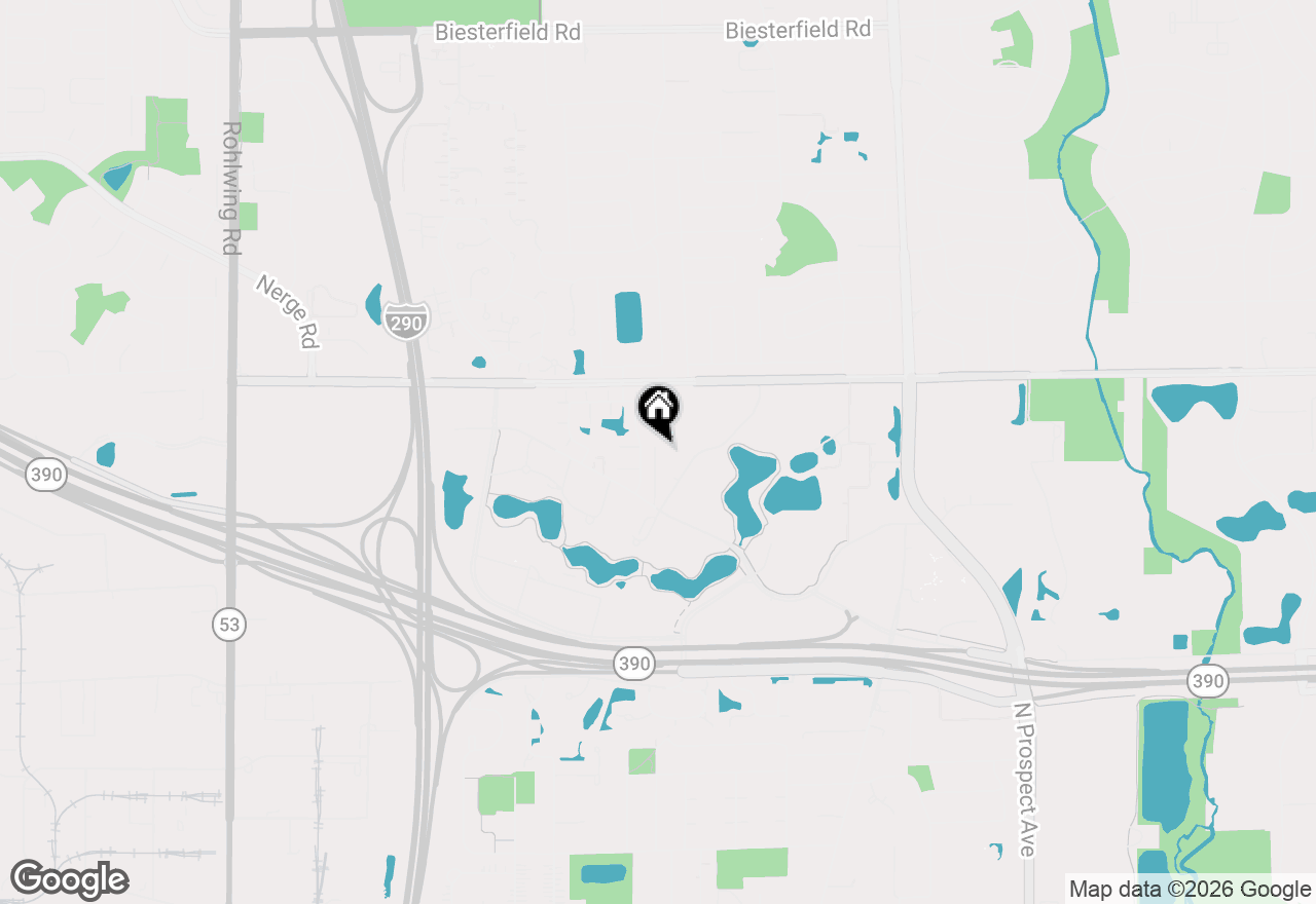 Map of 417 W Pierce Road, Itasca, IL 60143