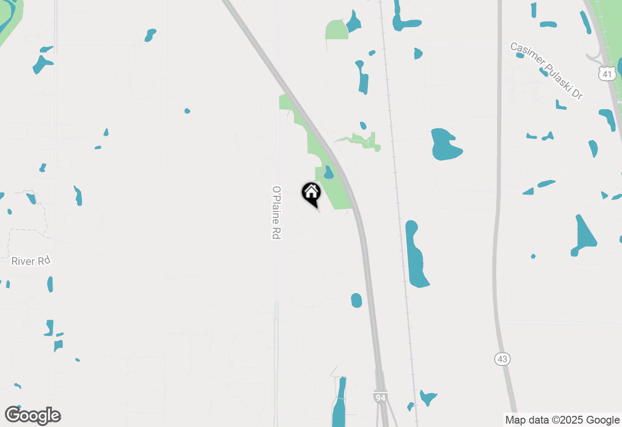 Map of 1820 S Falcon Drive, Libertyville, IL 60048