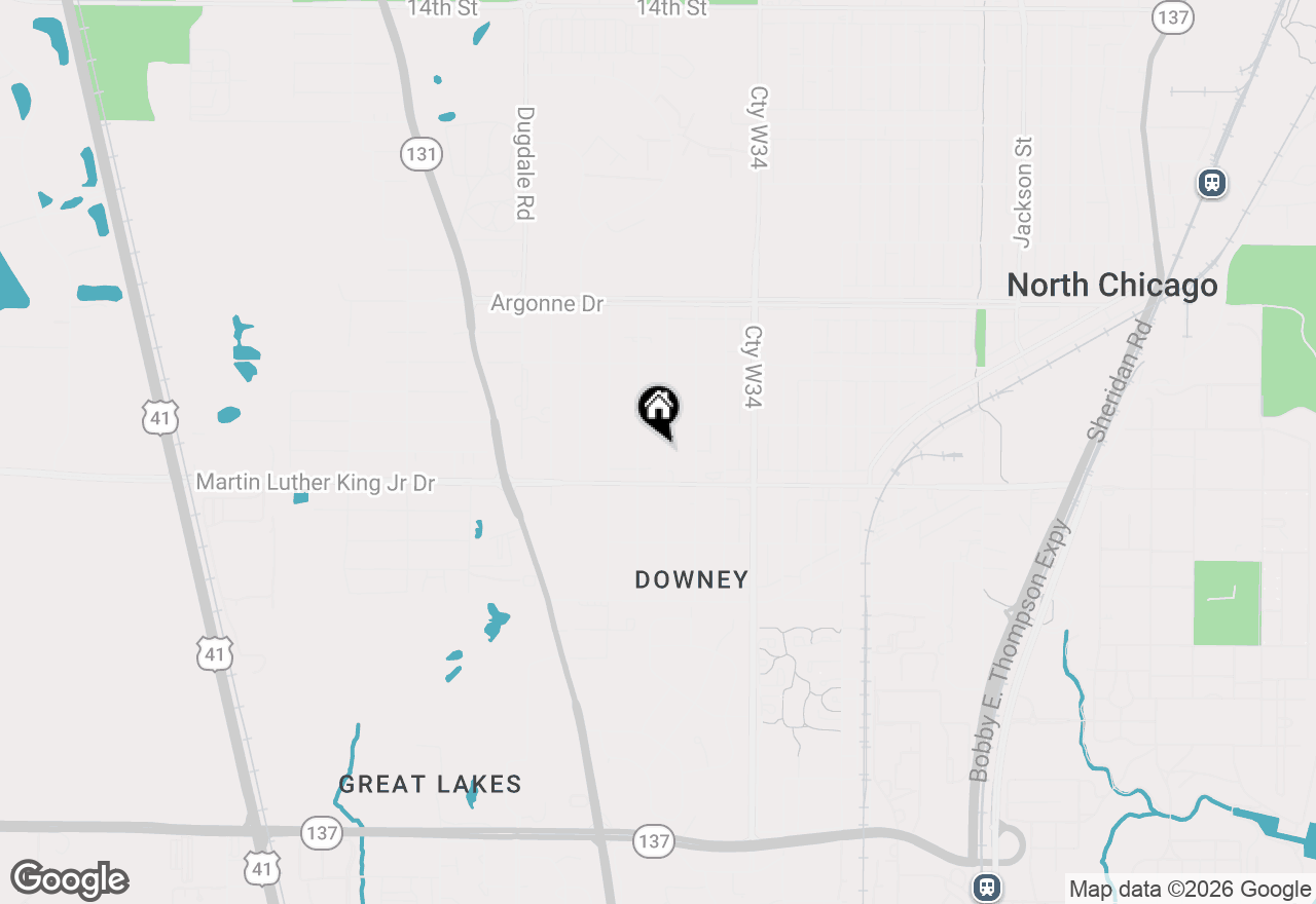 Map of 2122 Honore Avenue, North Chicago, IL 60064