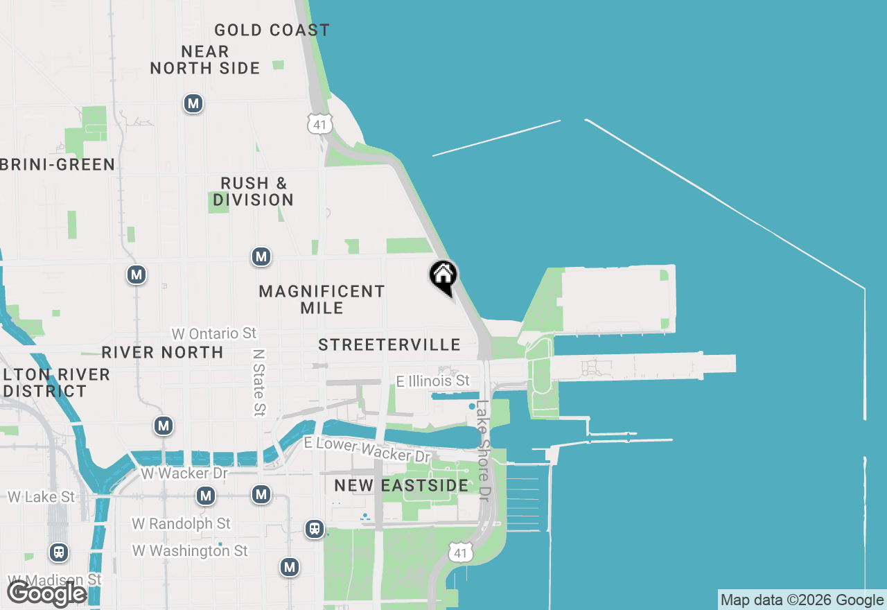 Map of 680 N Lake Shore Drive #501, Chicago, IL 60611
