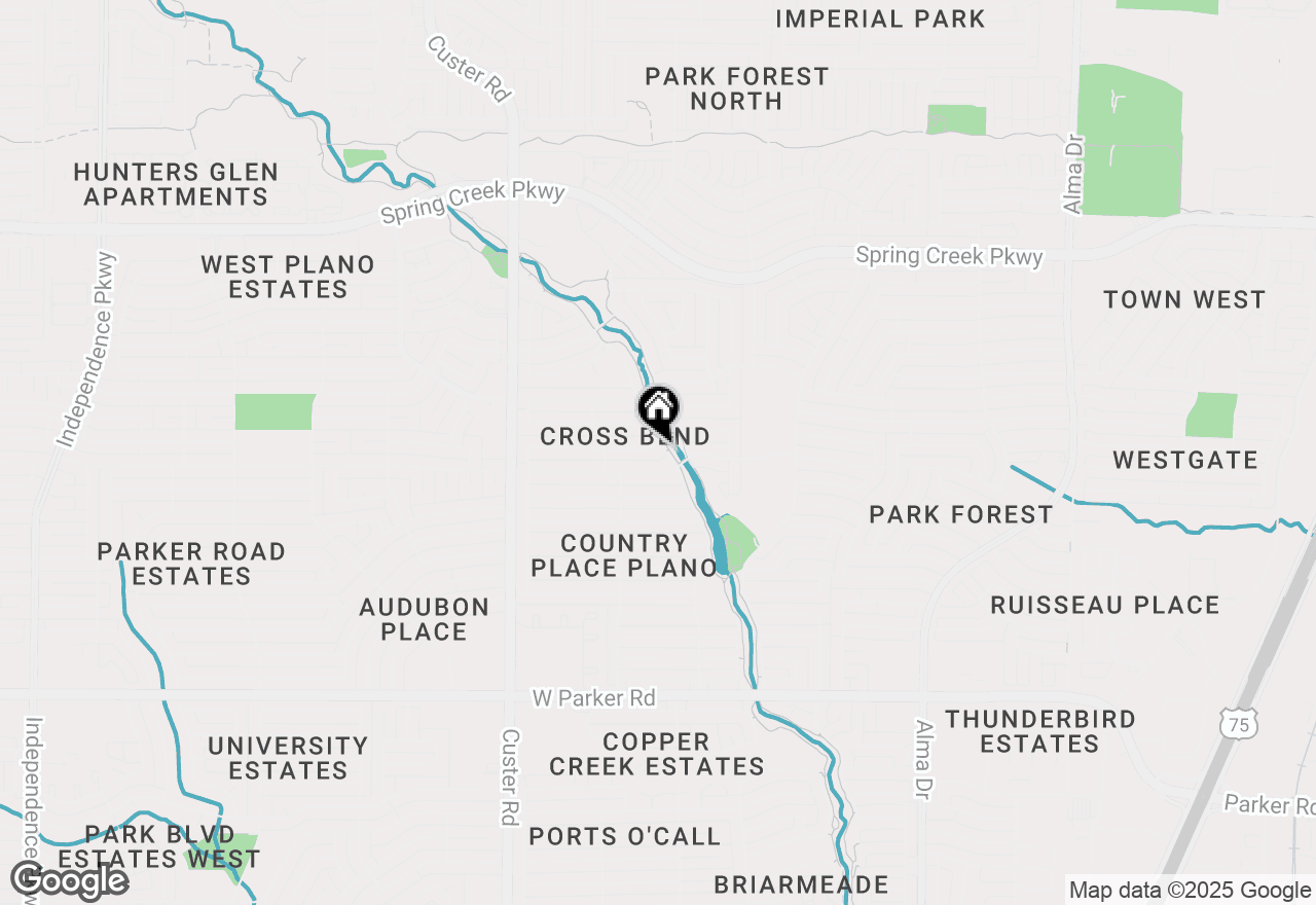 Map of 1700 Knob Hill Drive, Plano, TX 75023
