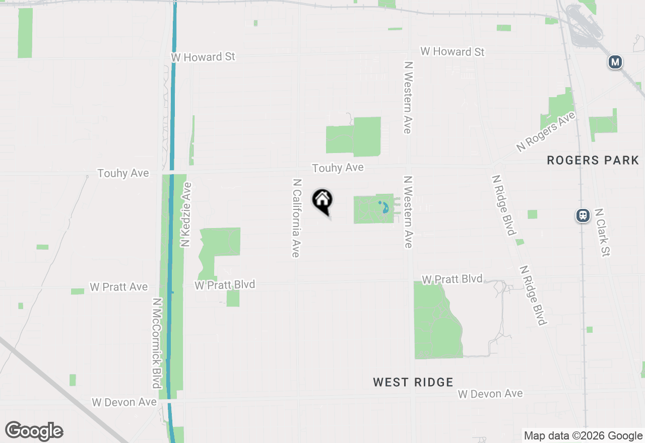 Map of 2700 W Lunt Avenue #201, Chicago, IL 60645