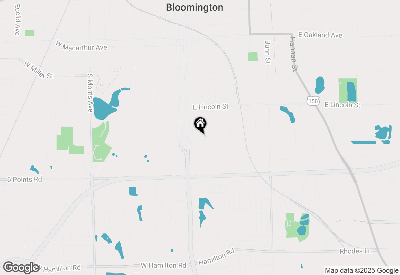 Map of 21 Berenz Place, Bloomington, IL 61701