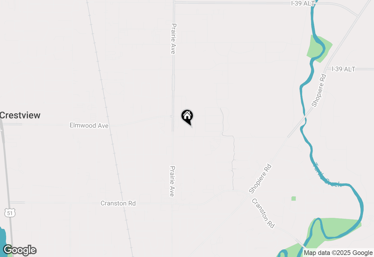 Map of 2523 Sunshine Lane, Beloit, WI 53511