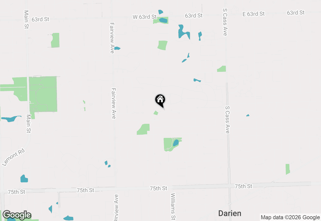 Map of 1614 Darien Club Drive, Darien, IL 60561