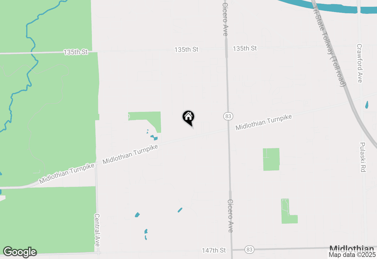 Map of 13950 S Lavergne Avenue #903, Crestwood, IL 60445