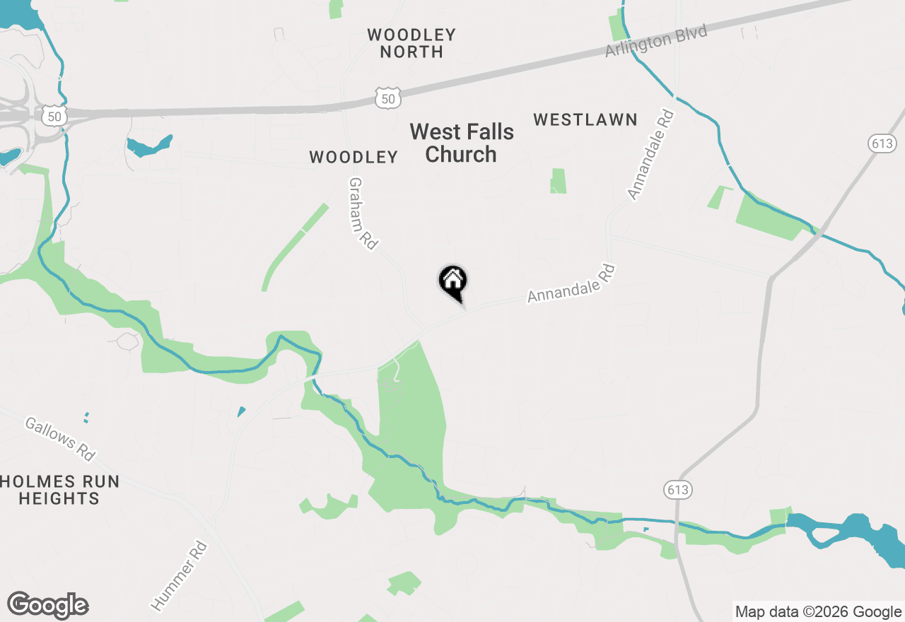 Map of 3284 Annandale Road, Falls Church, VA 22042