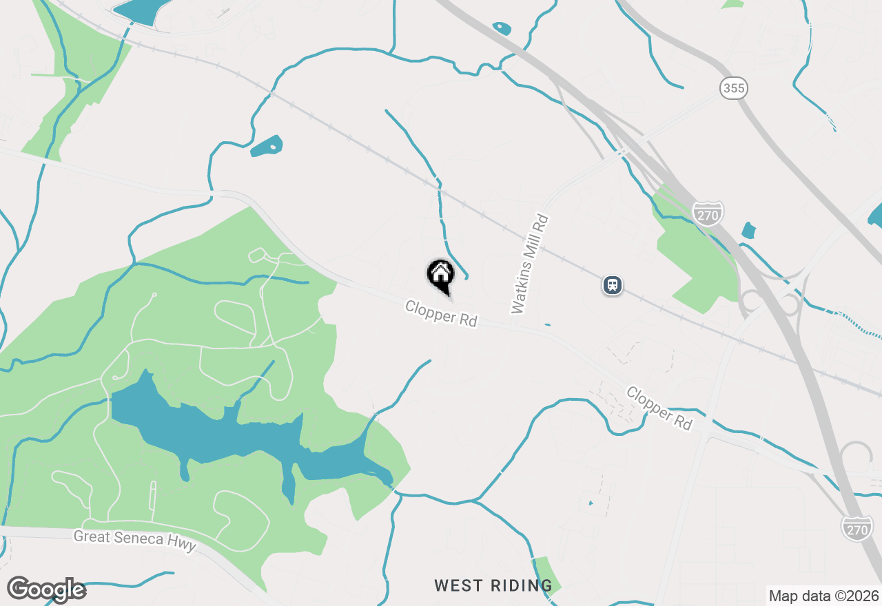 Map of 10 Ramsdell Terrace, Gaithersburg, MD 20878