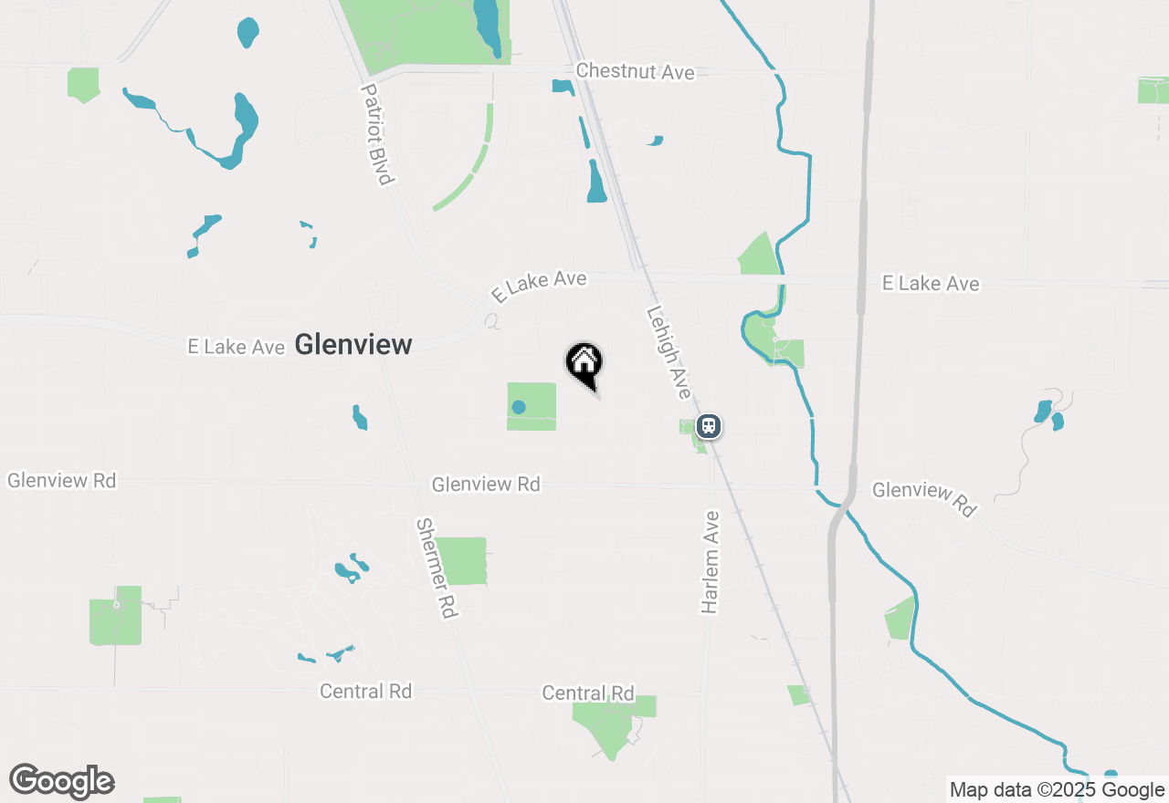 Map of 2121 Fir Street, Glenview, IL 60025