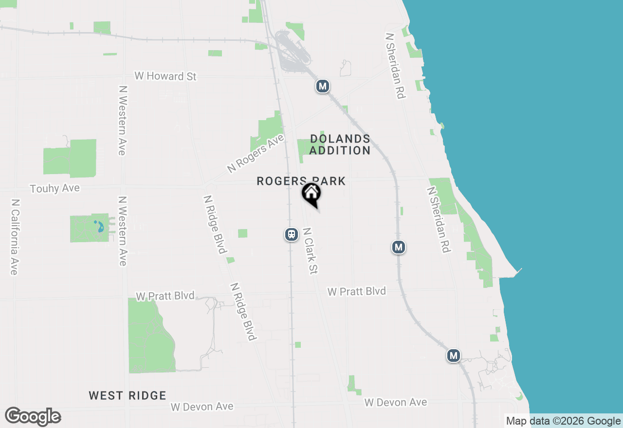 Map of 1730 W Greenleaf, Chicago, IL 60626