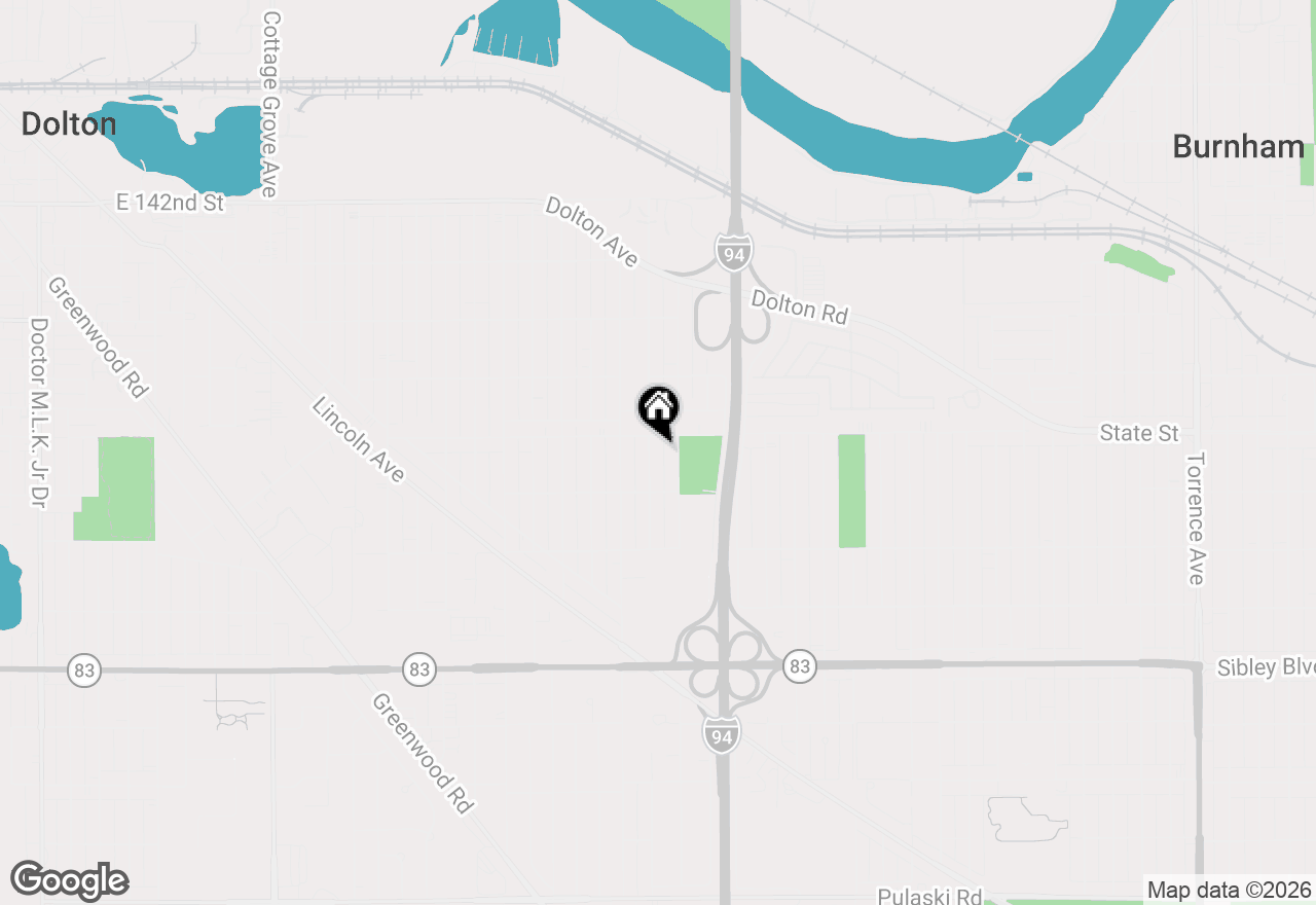 Map of 14613 Dante Avenue, Dolton, IL 60419