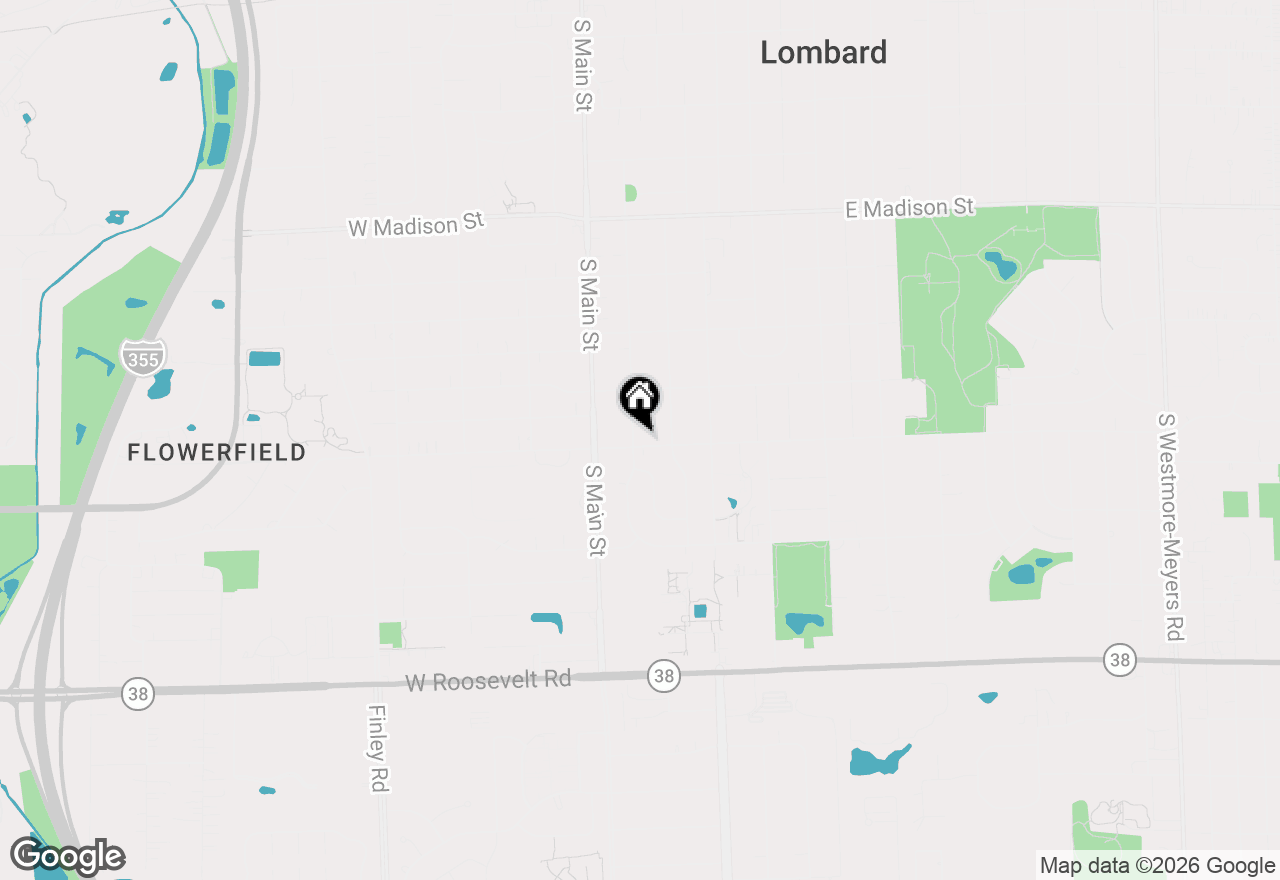 Map of 943 S Charlotte Street, Lombard, IL 60148