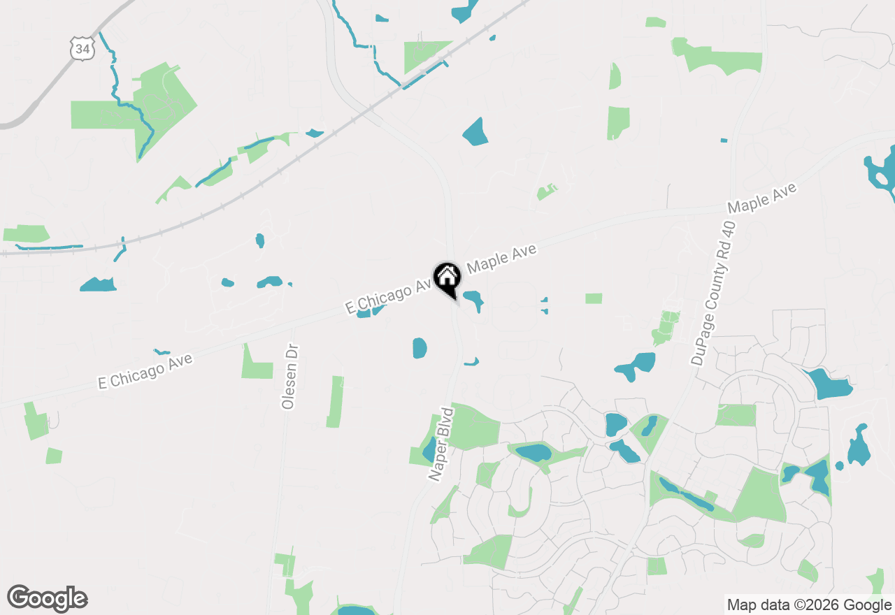 Map of 6S422 Naper Boulevard, Naperville, IL 60540