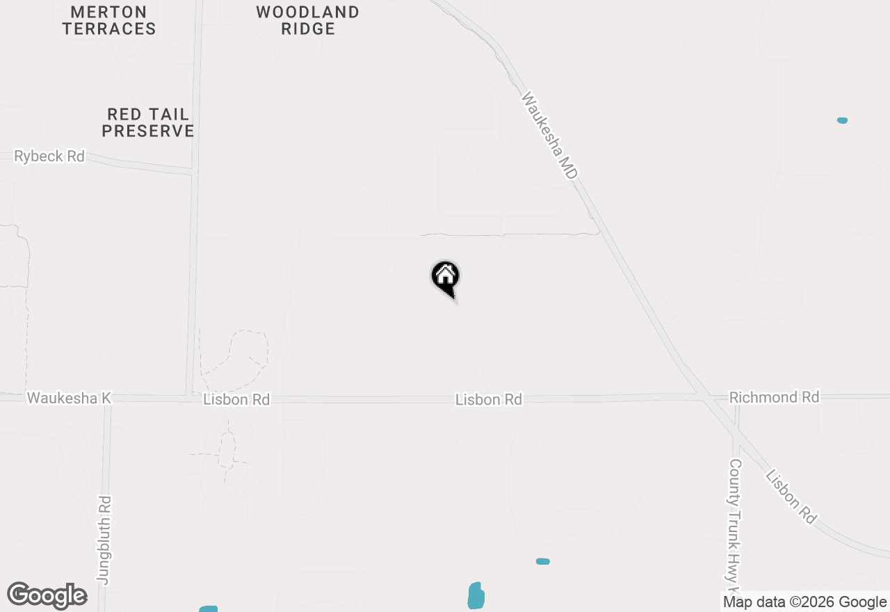 Map of N58W27409 Orchard Hill Ct #LT28, Lisbon, WI 53089