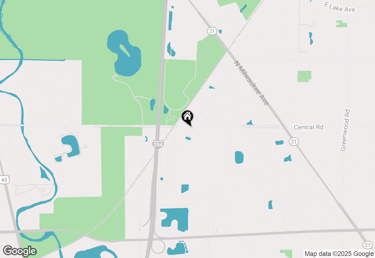 Map of 9517 W Central Road, Des Plaines, IL 60016