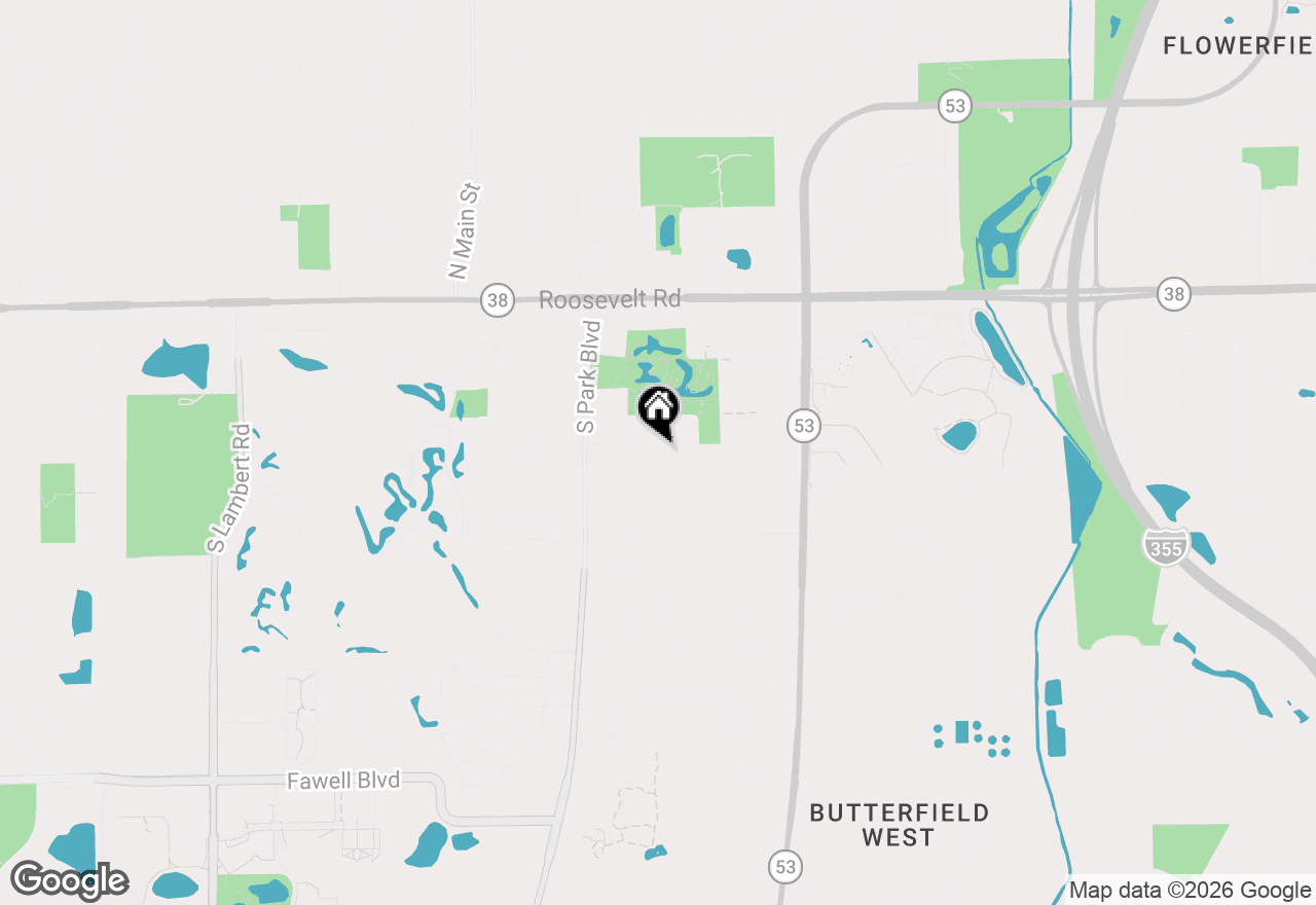 Map of 130 S Milton Avenue, Glen Ellyn, IL 60137
