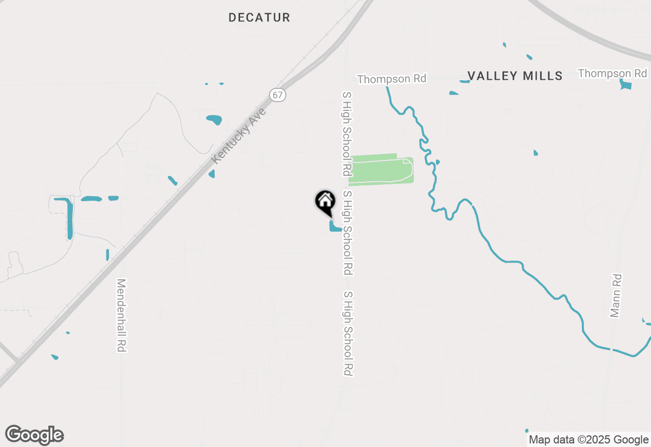 Map of 5613 Willowridge Court, Indianapolis, IN 46221