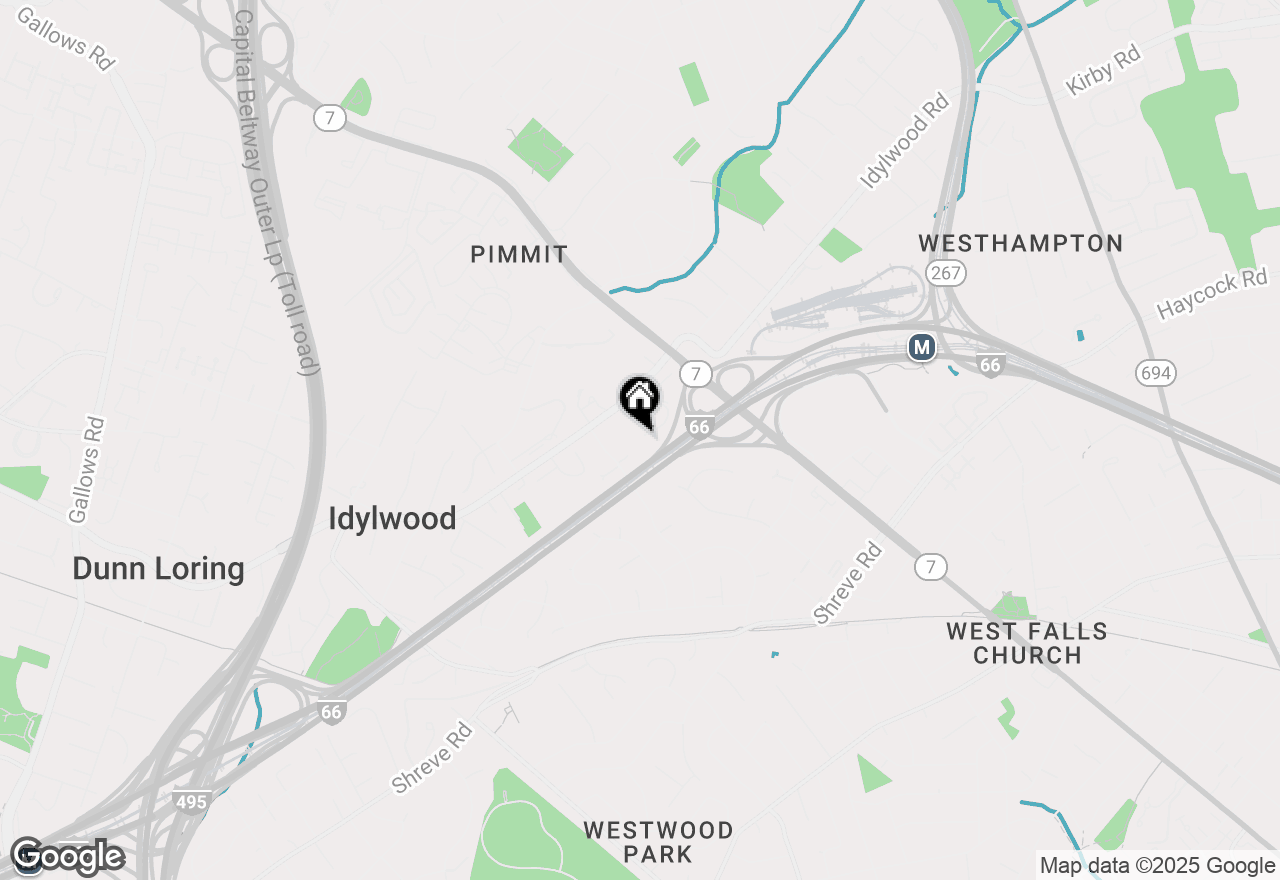 Map of 7445 Timberock Road, Falls Church, VA 22043