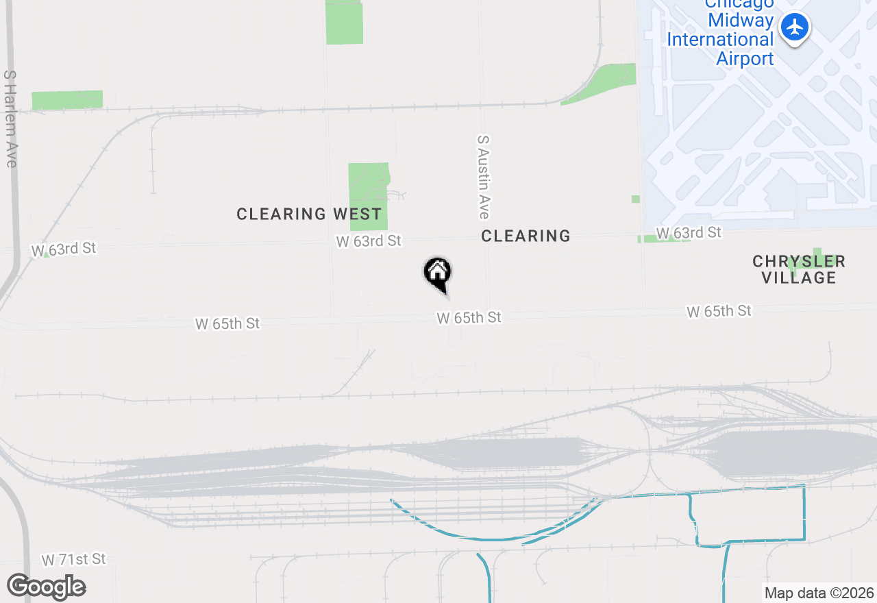 Map of 6113 W 64th Place #5, Chicago, IL 60638