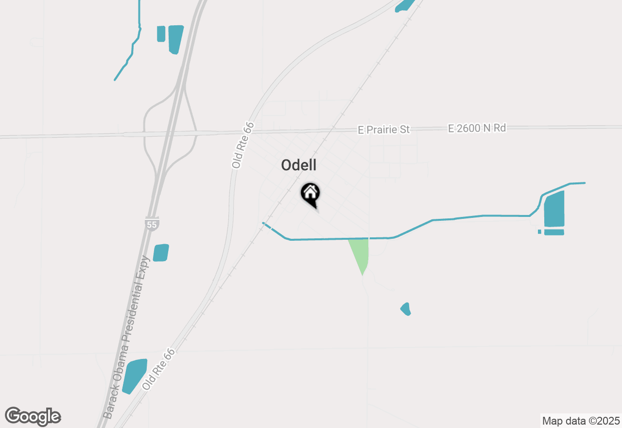 Map of 302 E Elk Street, Odell, IL 60460