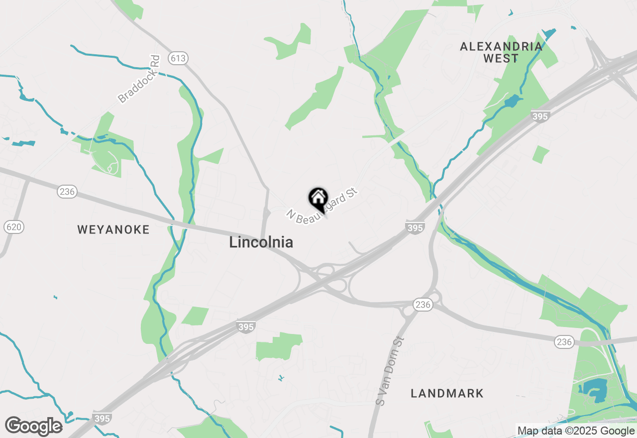 Map of 301 N Beauregard Street #401, Alexandria, VA 22312