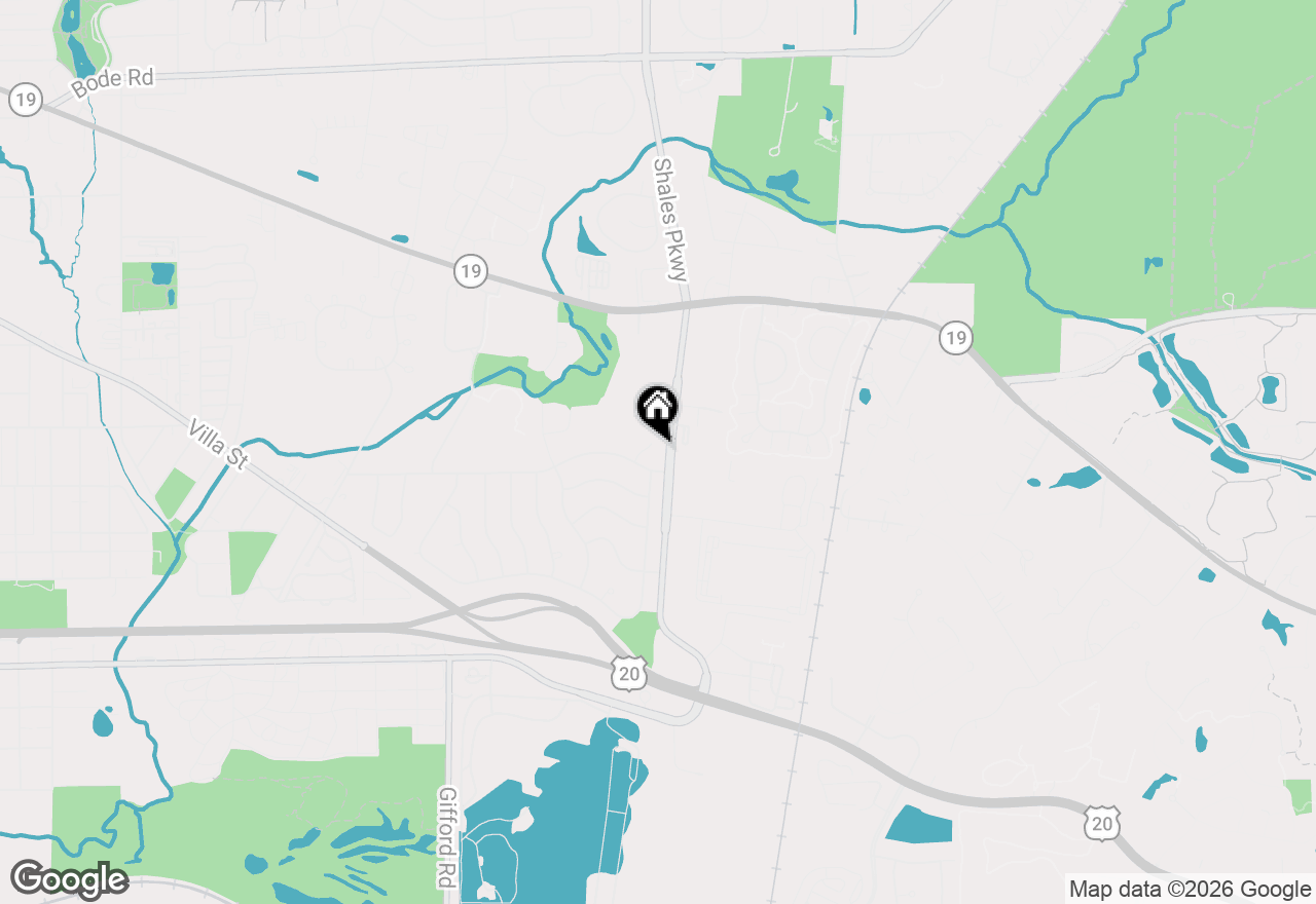Map of 577 Horace Drive, Elgin, IL 60120