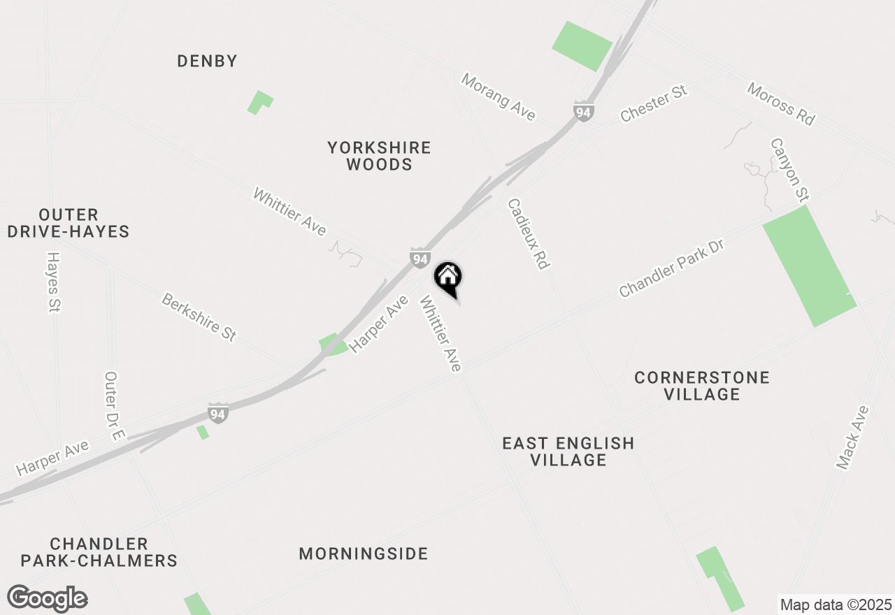 Map of 5965 Kensington Avenue, Detroit, MI 48224