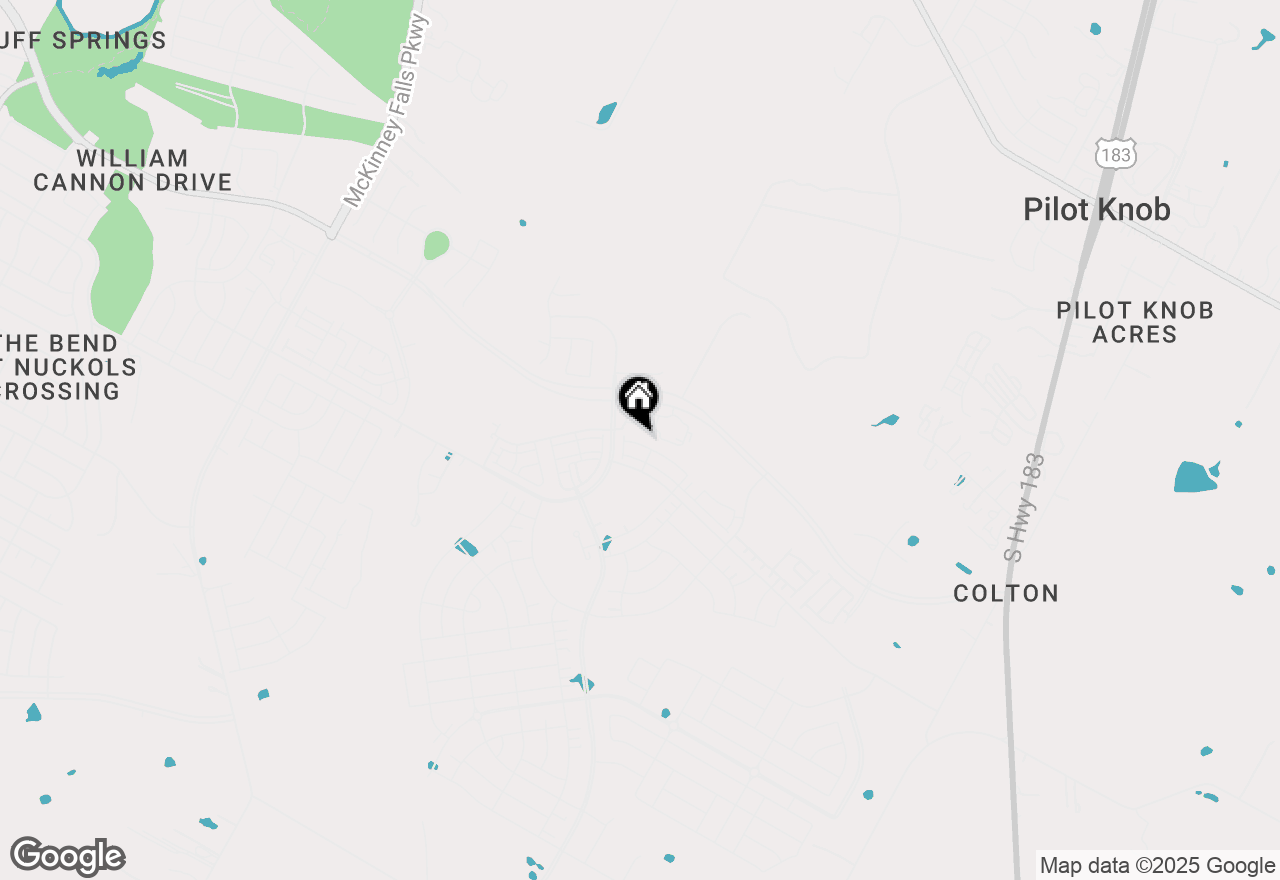 Map of 8108 Springsteen Dr, Austin, TX 78744