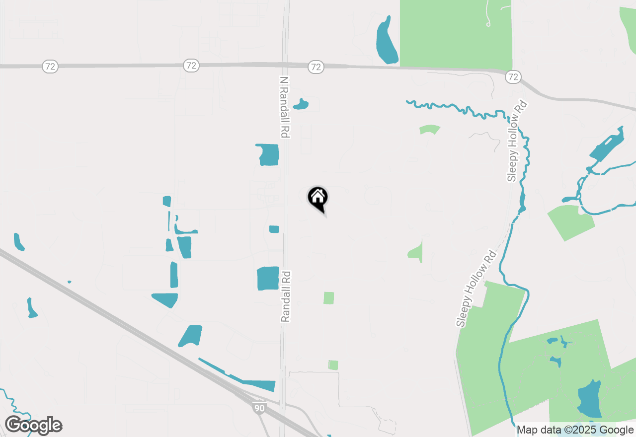 Map of 608 Fawn Court, Sleepy Hollow, IL 60118