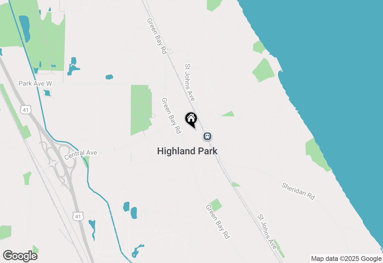 Map of 1717 Second Street #2W, Highland Park, IL 60035