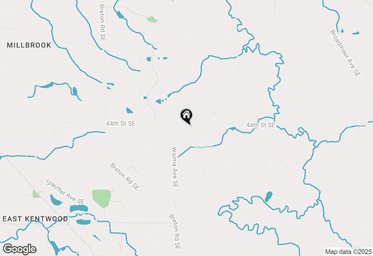 Map of 4414 Trillium Court, Kentwood, MI 49512