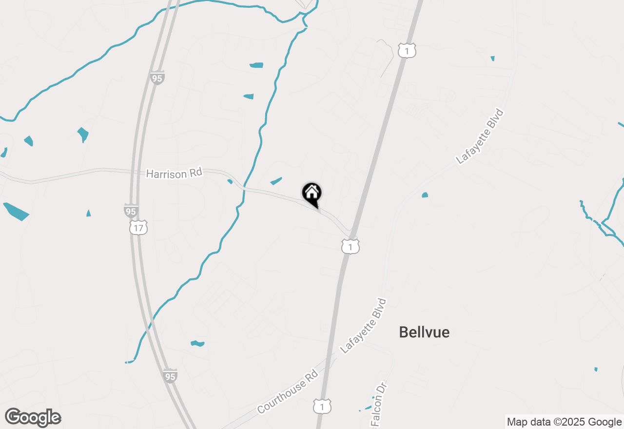 Map of 4734 Harrison Road, Fredericksburg, VA 22408