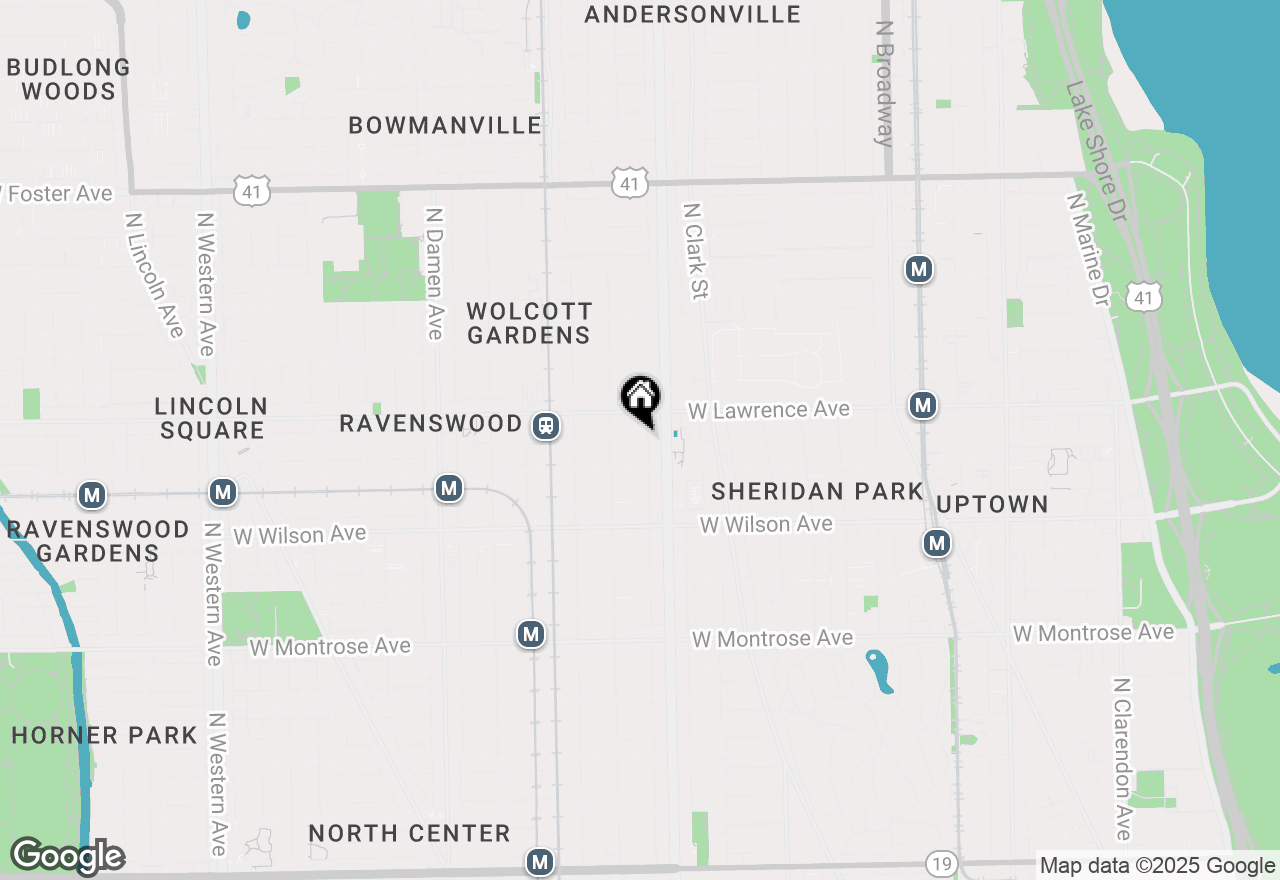 Map of 4731 N Paulina Street #2, Chicago, IL 60640