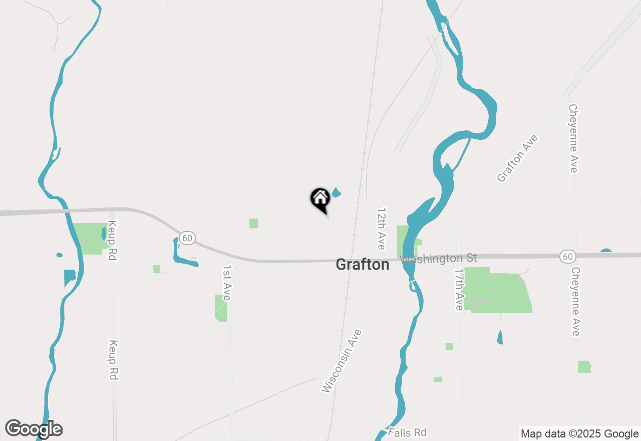 Map of 1034 7th Ave, Grafton, WI 53024