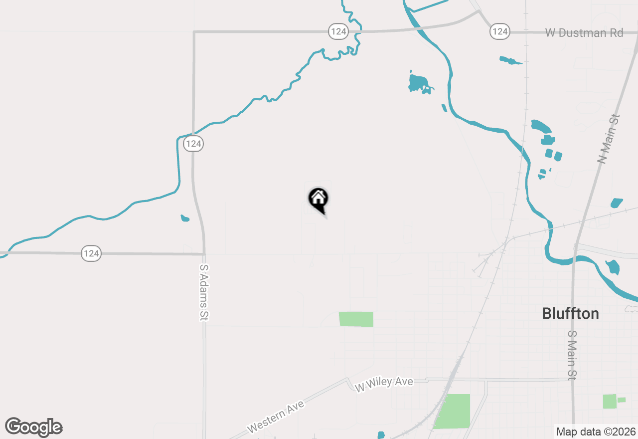 Map of 1553 Serenity Trail, Bluffton, IN 46714