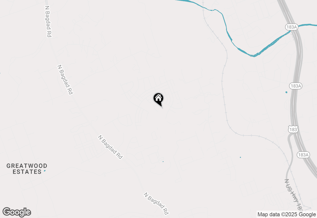 Map of 2616 Pine Branch Rd, Leander, TX 78641