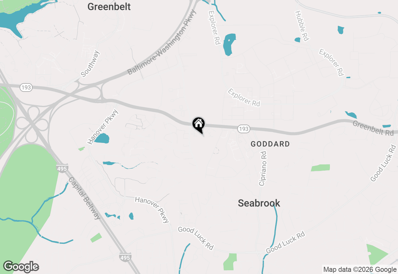 Map of 8231 Canning Terrace, Greenbelt, MD 20770