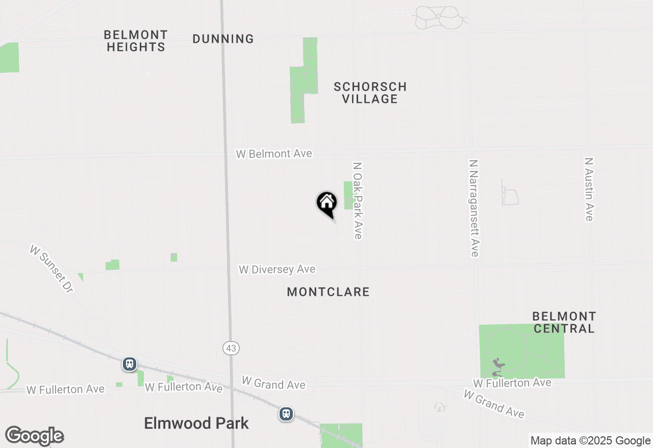 Map of 2930 N New England Avenue, Chicago, IL 60634