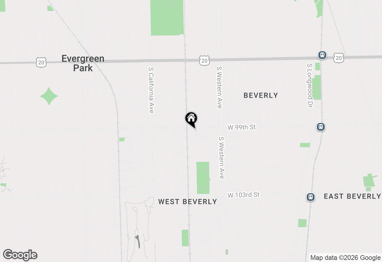 Map of 9908 S Maplewood Avenue, Chicago, IL 60655