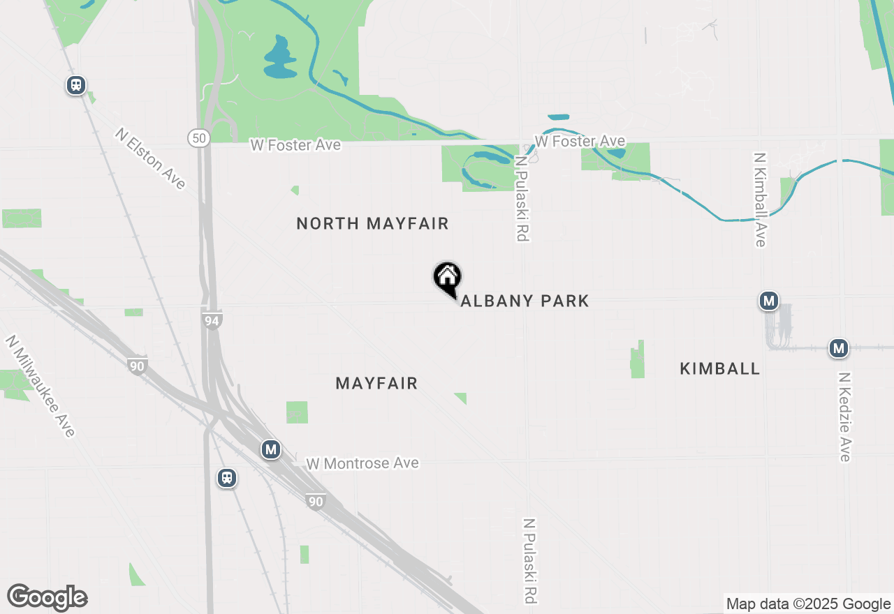 Map of 4757 N Keeler Avenue #302, Chicago, IL 60630