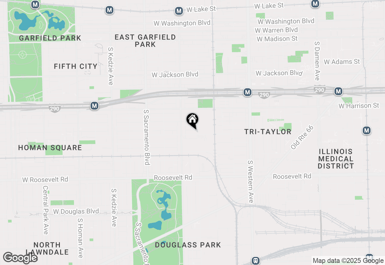 Map of 2720 W Polk Street #1, Chicago, IL 60612