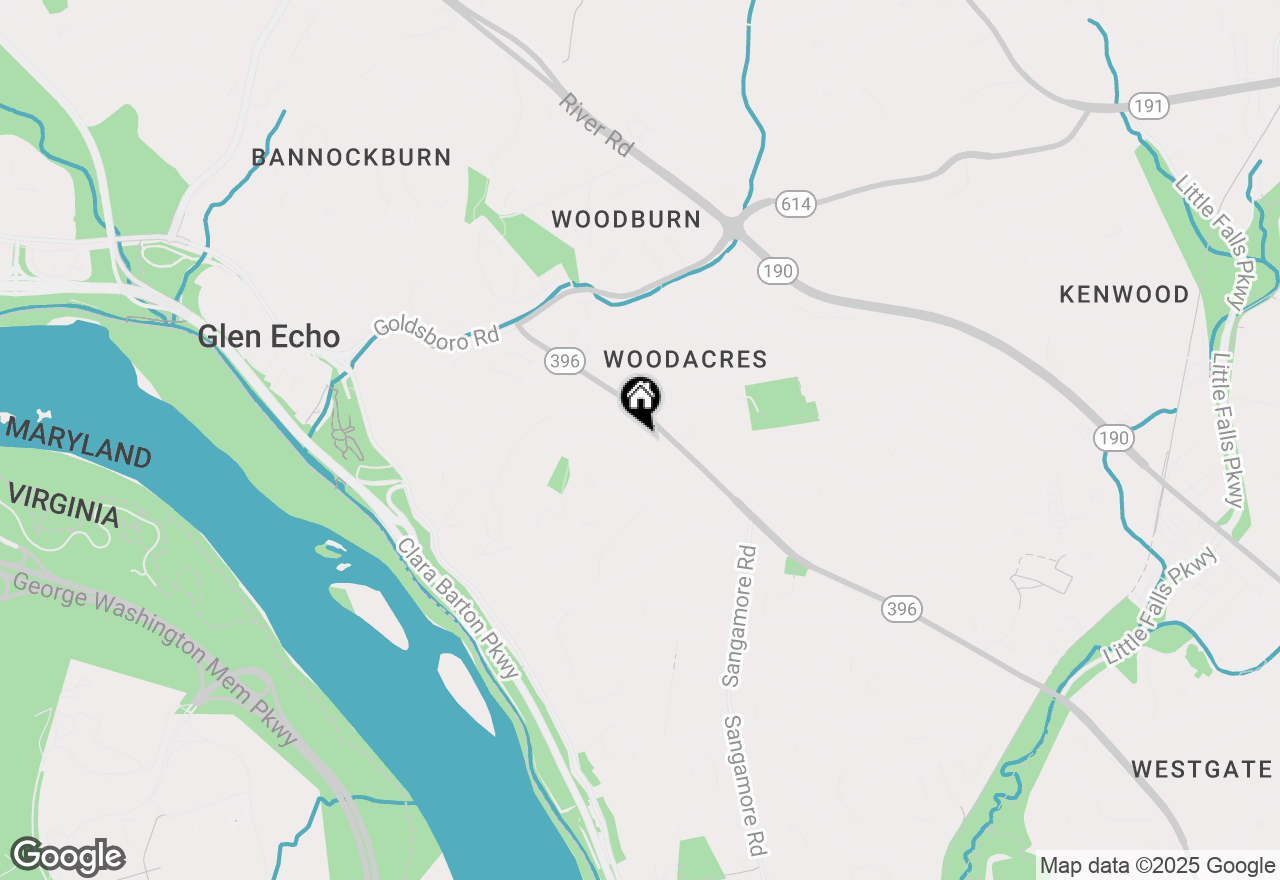 Map of 6208 Wiscasset Road, Bethesda, MD 20816